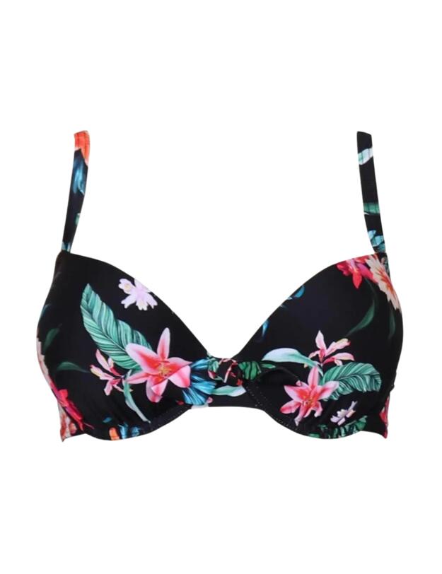 Pour Moi Waterfall Padded Bikini Top Tropical