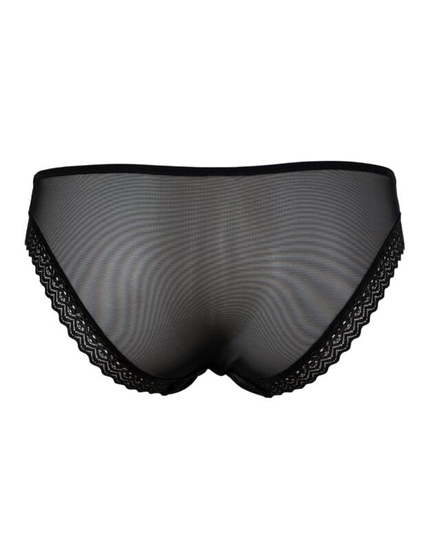  Pretty Polly Graphic Mesh Brief Black