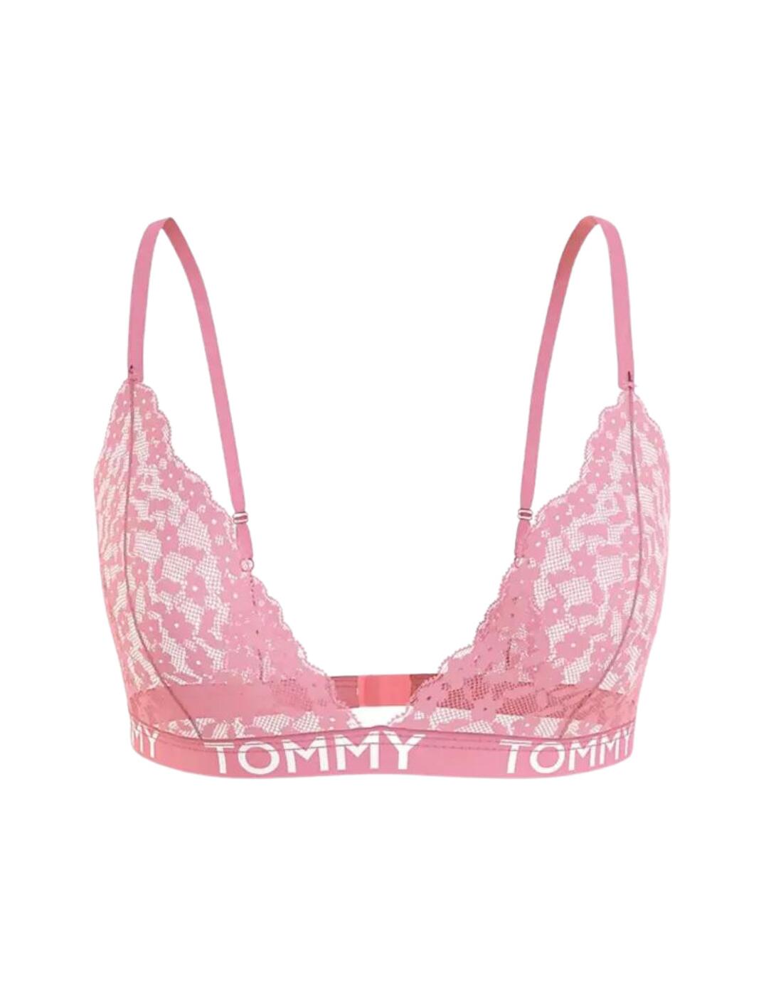  Tommy Hilfiger Triangle Bra Hamptons Pink