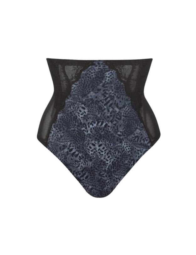 Triumph Lovely Sensation High Waist Thong Black Combination