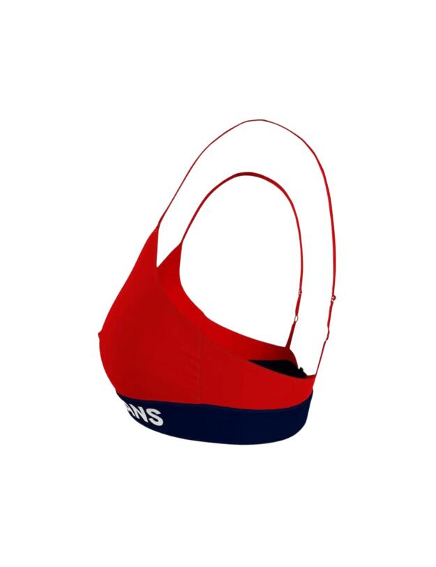 Tommy Hilfiger Triangle Bralette Bra Primary Red