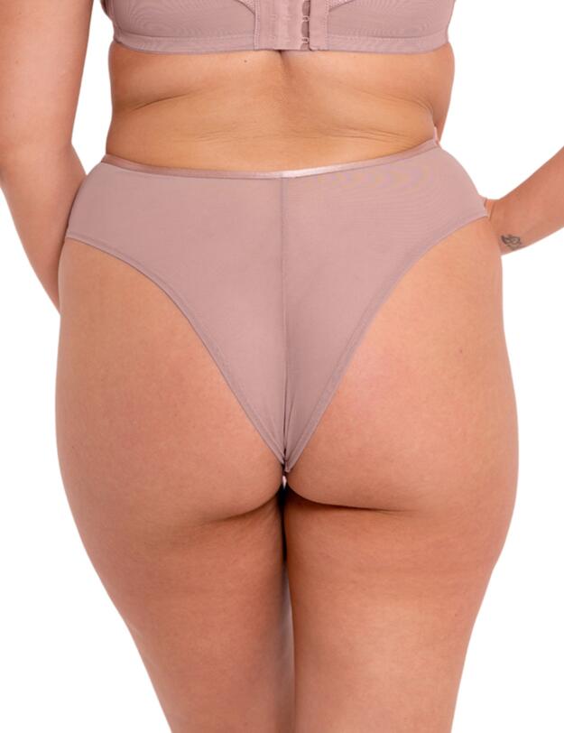 Curvy Kate Amaze High Waisted Brazilian Brief Mink