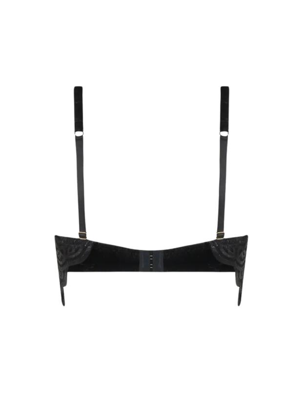 Coco De Mer Shobu Open Underwired Bra Black 