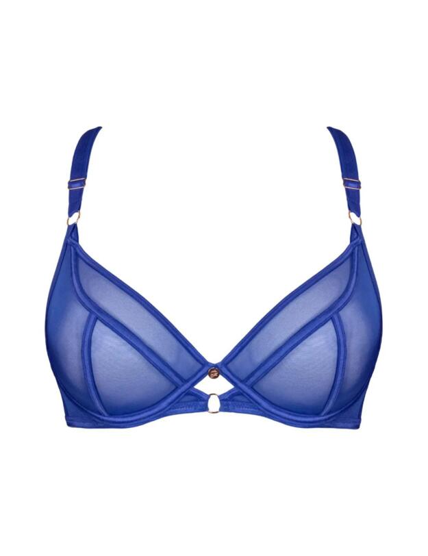 Scantilly by Curvy Kate Exposed Plunge Bra Ultraviolet