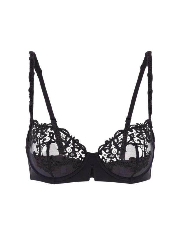 Simone Perele Saga Half-Cup Bra in Black