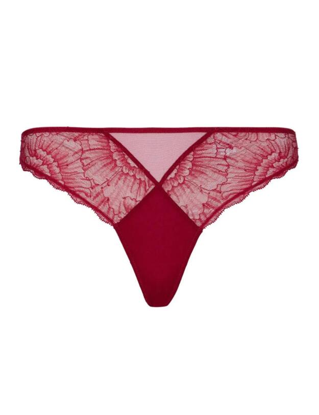 Calvin Klein CK Black Camellia Thong Rebellious