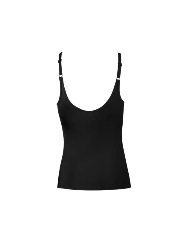 Pour Moi Space Frill Underwired Tankini Black 