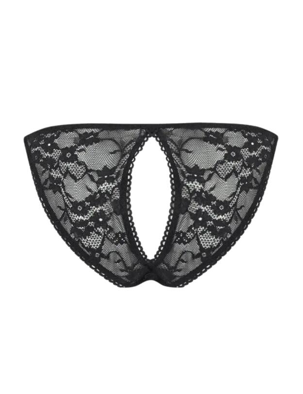 Coco De Mer Aphrodite Bikini Brief Black 