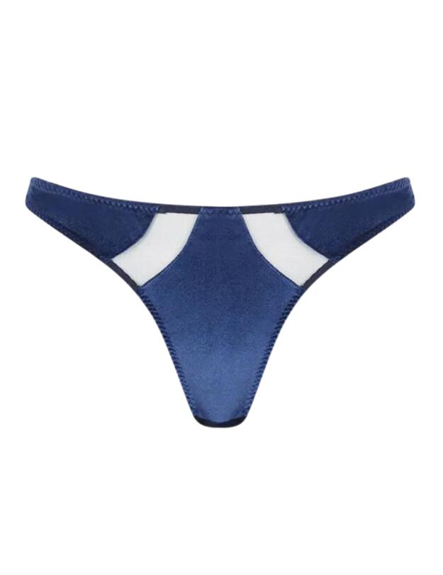 Coco De Mer Azami Sheer Brief  Azure Blue