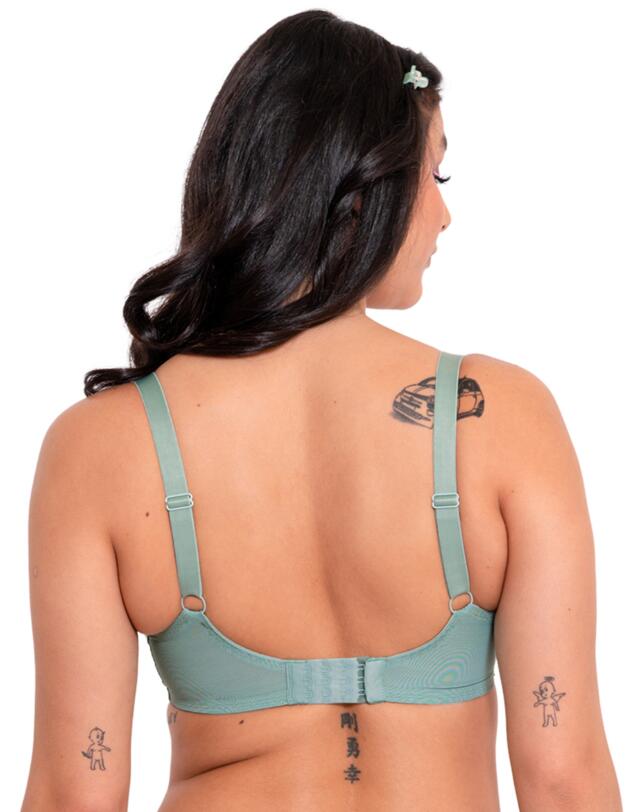 Curvy Kate Happy Boobs And Bums Balcony Bra Sage Green