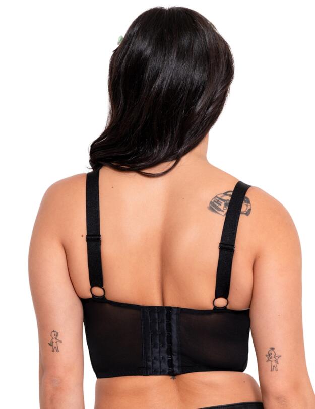 Curvy Kate Storm Scooped Balcony Longline Bra Black