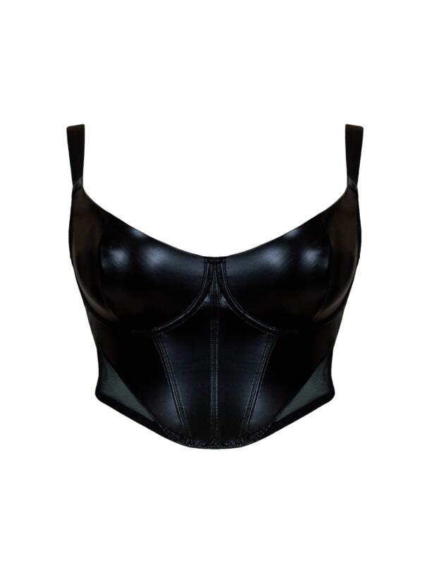 Curvy Kate Storm Scooped Balcony Longline Bra Black