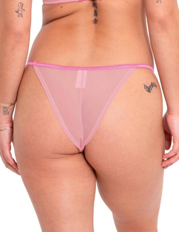 Curvy Kate Strawberry Crush Brazilian Brief Pink Multi 