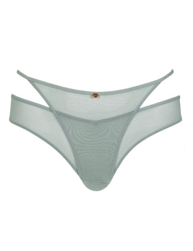 Scantilly by Curvy Kate Peep Show Brazilian Briefs Sage Green