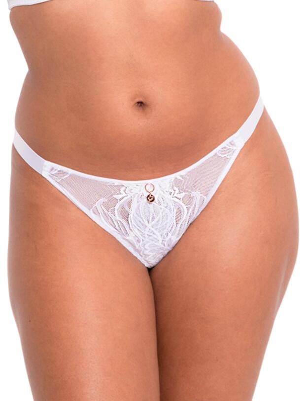 Scantilly By Curvy Kate Unveiled Brazilian Brief White 