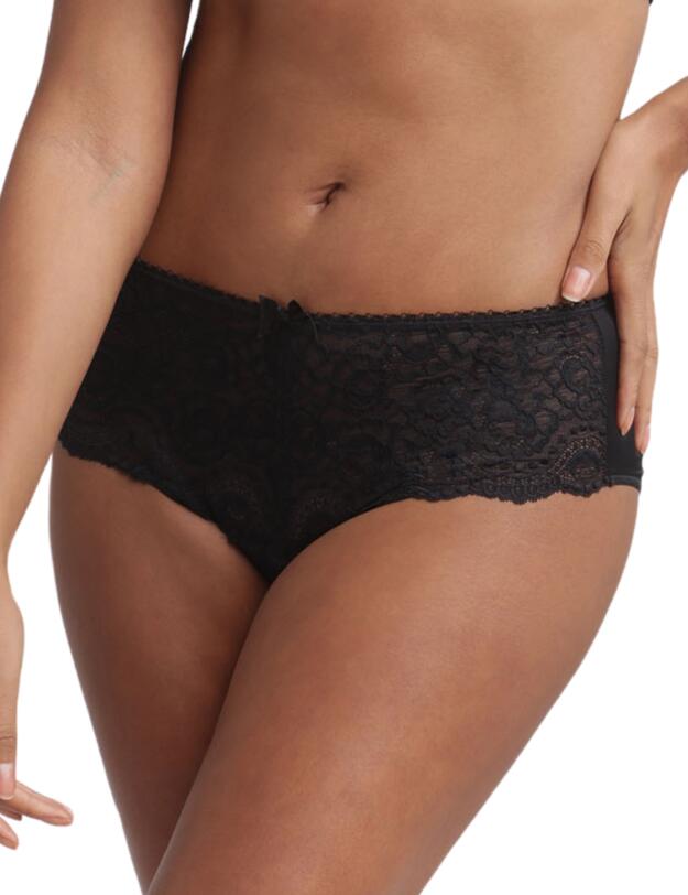 Playtex Flower Elegance Lace Brief Black