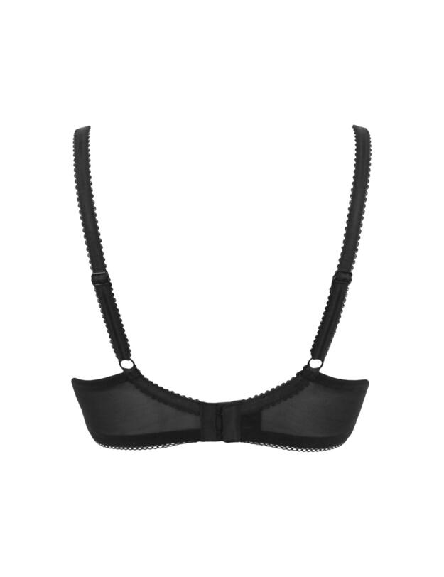 Pour Moi Ooo L La Push Up Bra Black/Slate