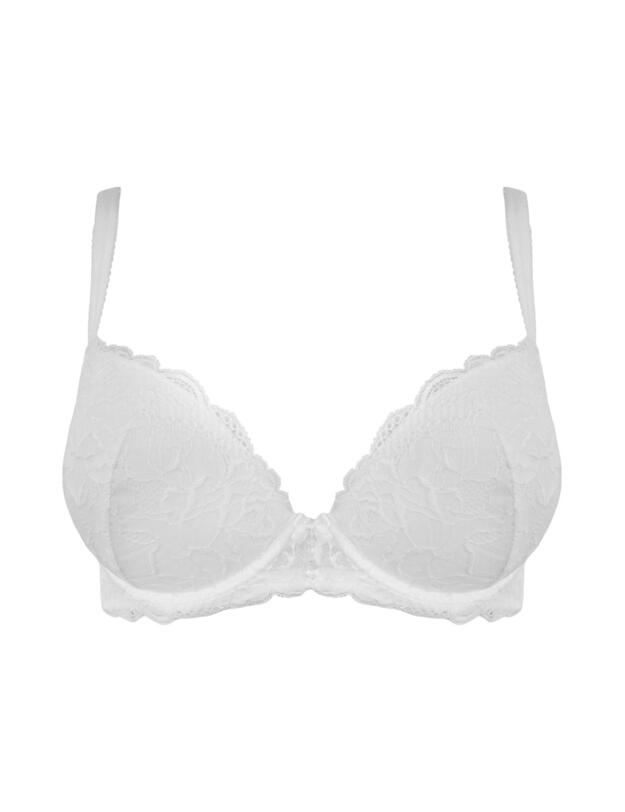 Pour Moi Ooo L La Push Up Bra White