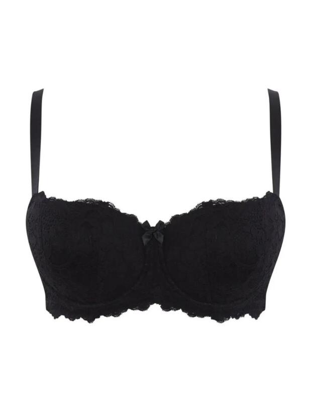  Cleo by Panache Jorja Padded Balcony Bra Liquorice