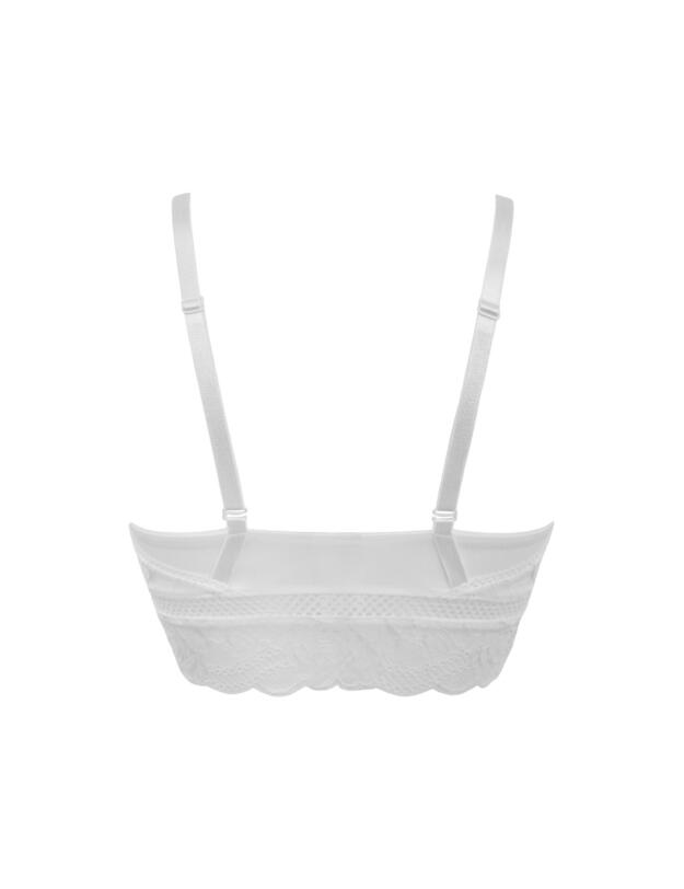 Pour Moi Ooo La La Front Fastening Bralette White