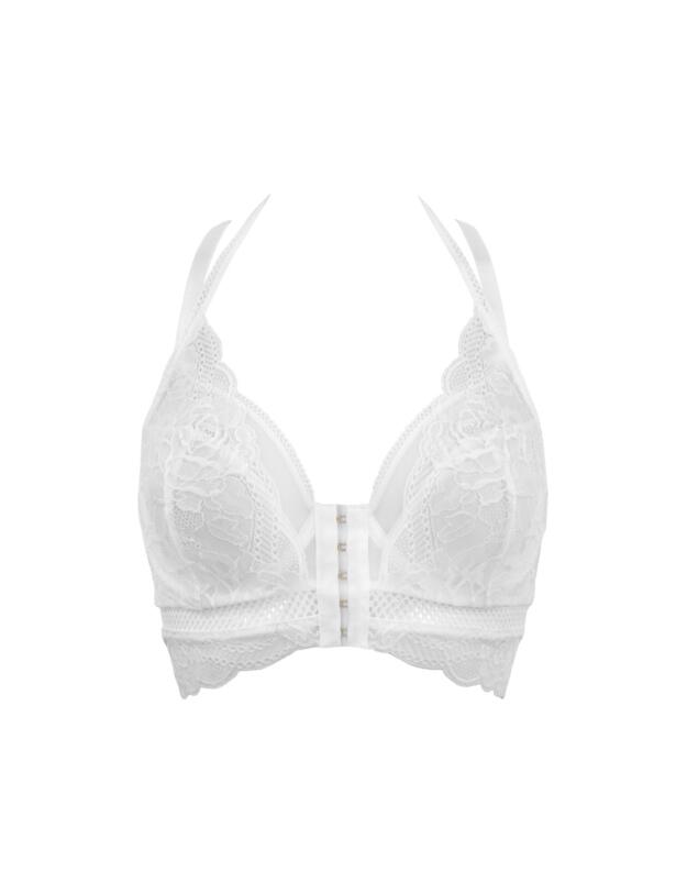 Pour Moi Ooo La La Front Fastening Bralette White