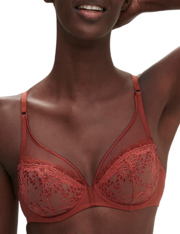 Simone Perele Singuliere Plunge Full Cup Bra Sienna