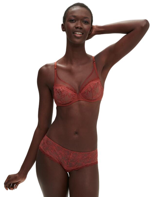 Simone Perele Singuliere Plunge Full Cup Bra Sienna