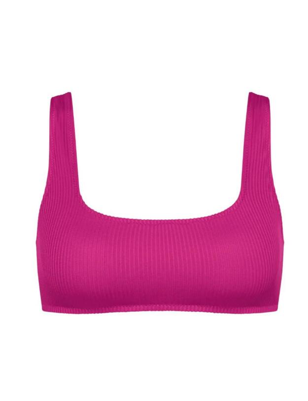 Sloggi Shore Dottyback Swim Bikini Top Fuchsia Flower (7538)