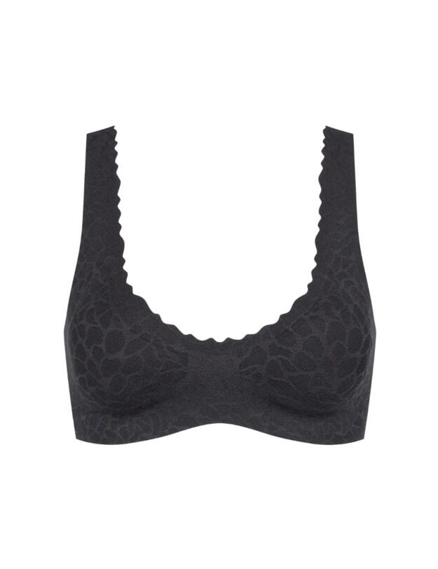 Sloggi Zero Feel Lace 2.0 Bralette Bra Black