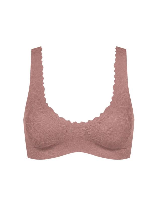  Sloggi Zero Feel Lace 2.0 Bralette Bra Cacao