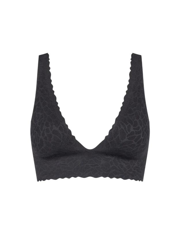 Sloggi Zero Feel Lace 2.0 Bralette Top Black