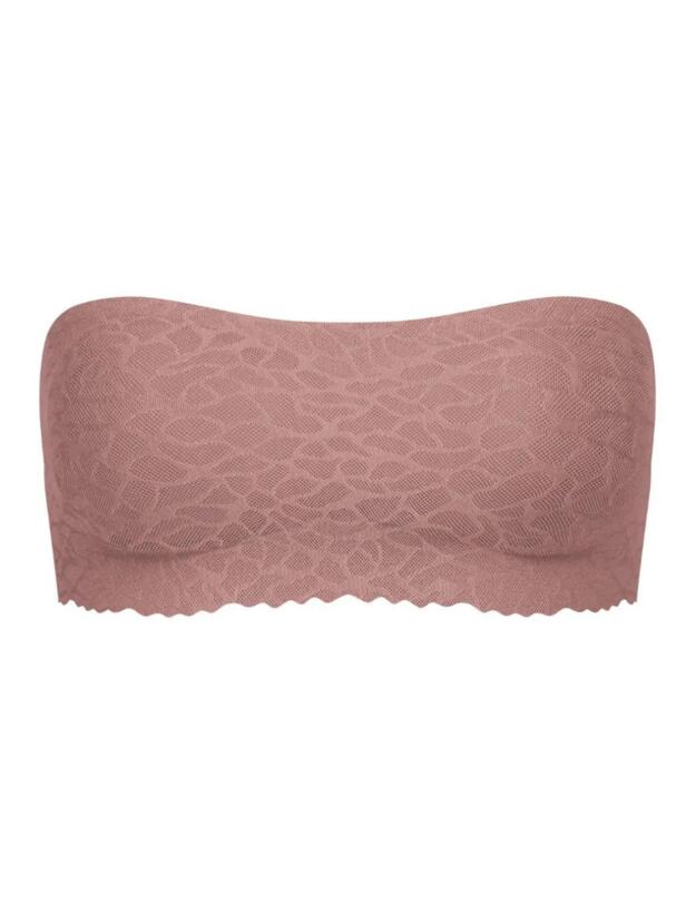 Sloggi Zero Feel Lace 2.0 Bandeau Bra Cacao 