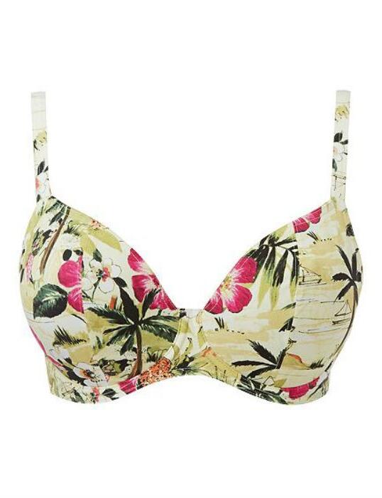 3691 Freya Aloha Plunge Bikini Top Sand Dune - 3691 Plunge Top