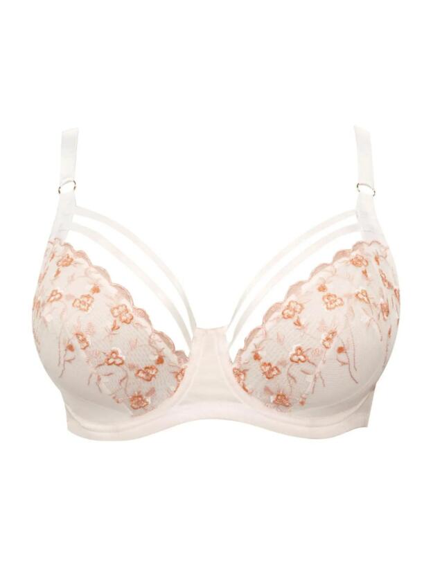 Parfait Briana Unlined Plunge Bra Petal Pink/Floral