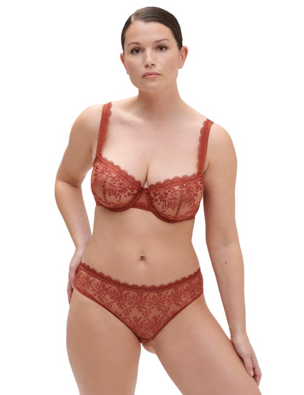 Simone Perele Singuliere Half Cup Bra Sienna