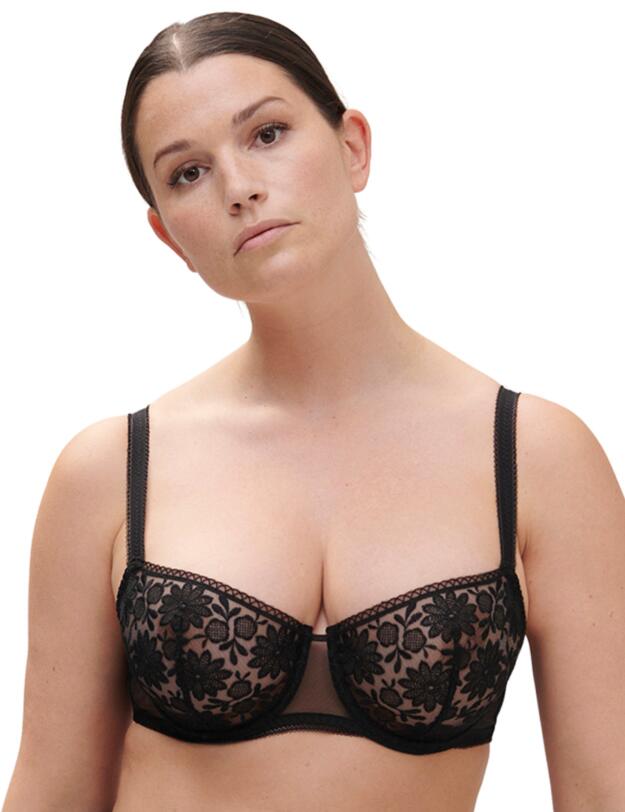 Simone Perele Amazone Half Cup Bra Black