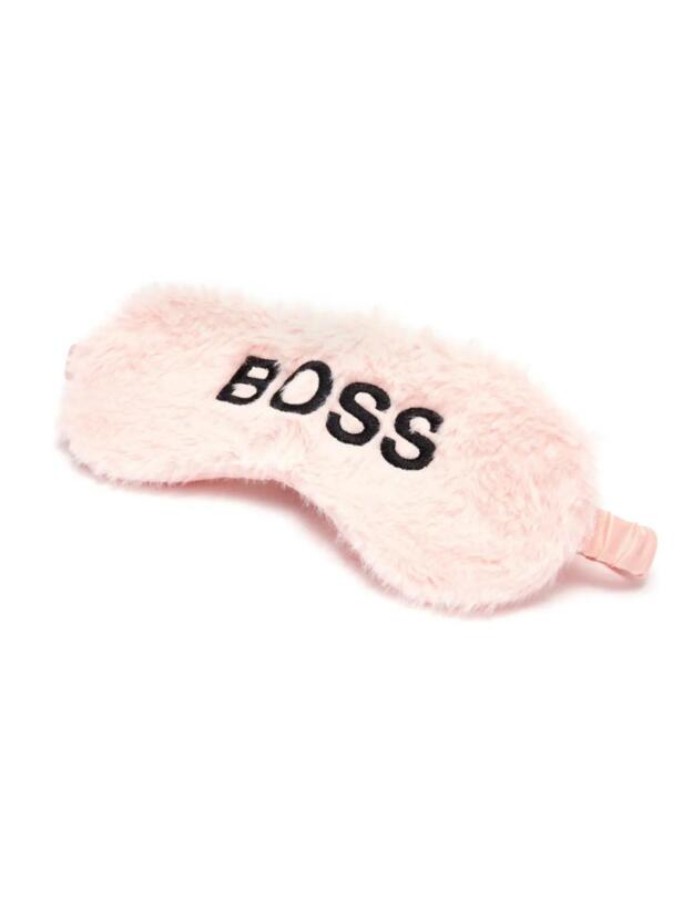 Pour Moi Faux Fur Eye Mask Pink