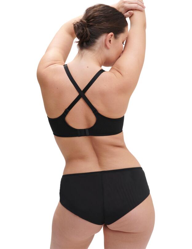 Simone Perele Dahlia Plunge Bra Copper Black