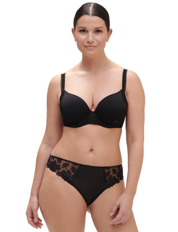 Simone Perele Dahlia Brief Copper Black