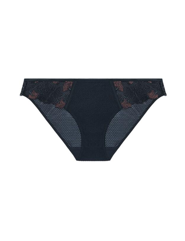 Simone Perele Dahlia Brief Copper Black