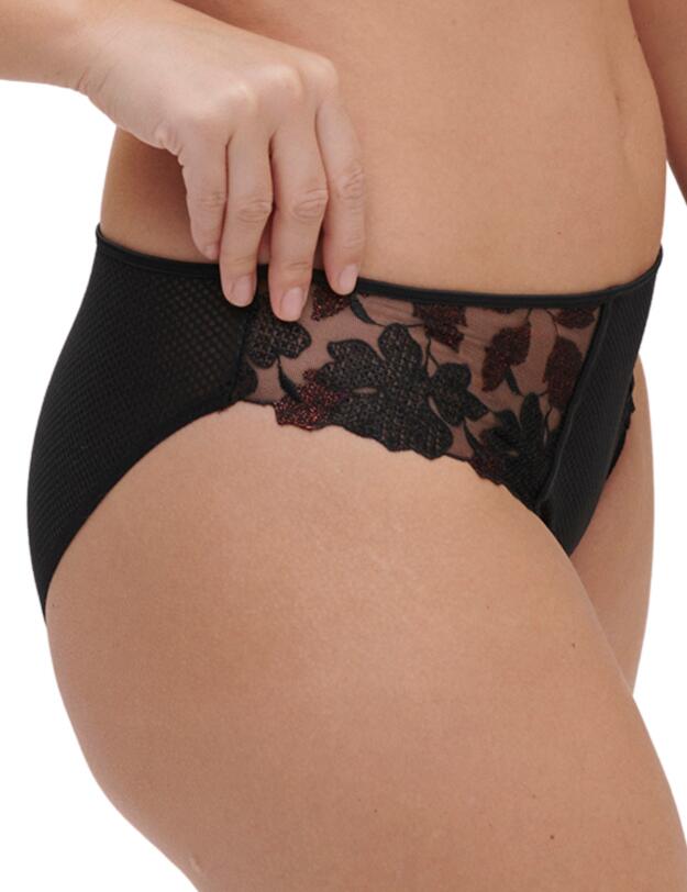 Simone Perele Dahlia Brief Copper Black