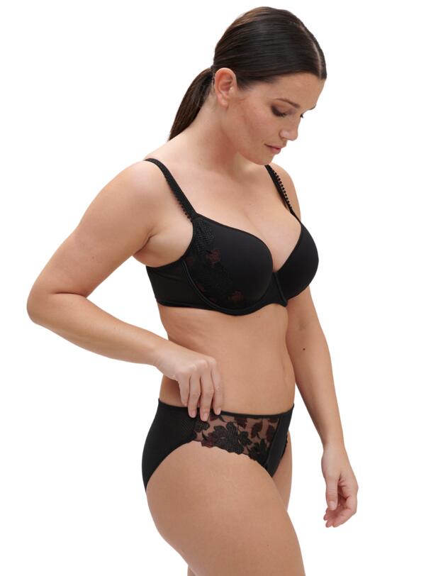 Simone Perele Dahlia Brief Copper Black