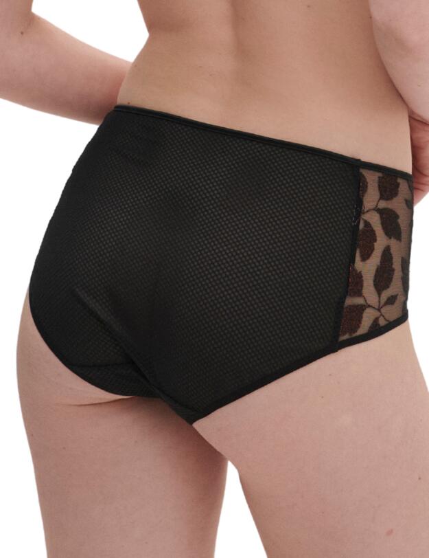 Simone Perele Dahlia Deep Brief Copper Black