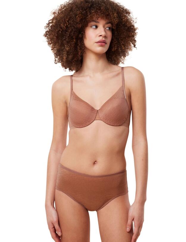 Triumph Signature Sheer Maxi Brief Toasted Almond