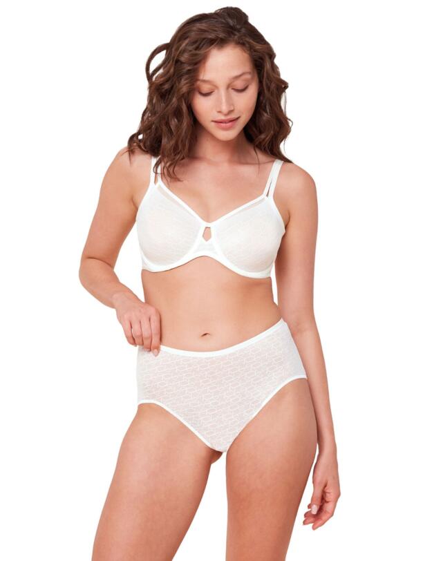 Triumph Signature Sheer Maxi Brief Ecru White