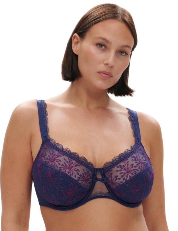 Simone Perele Singuliere Full Cup Support Bra Midnight