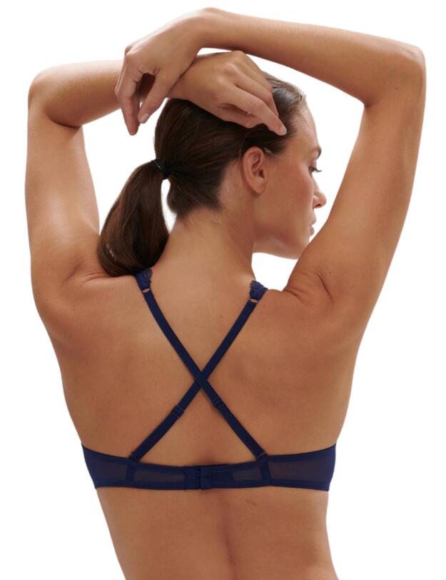 Simone Perele Singuliere Half Cup Bra Midnight