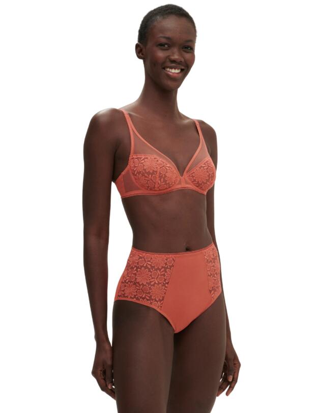 Simone Perele Amazone Plunge Full Cup Bra Texas Pink