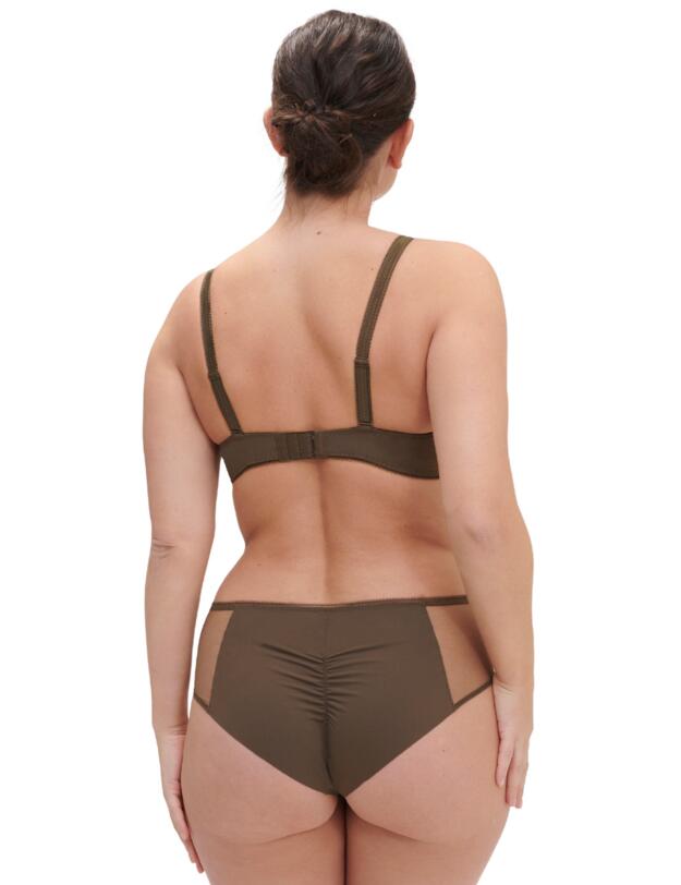 Simone Perele Amazone Plunge Full Cup Bra Nomad Green