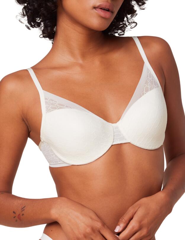 Triumph Signature Sheer Padded Bra Ecru White